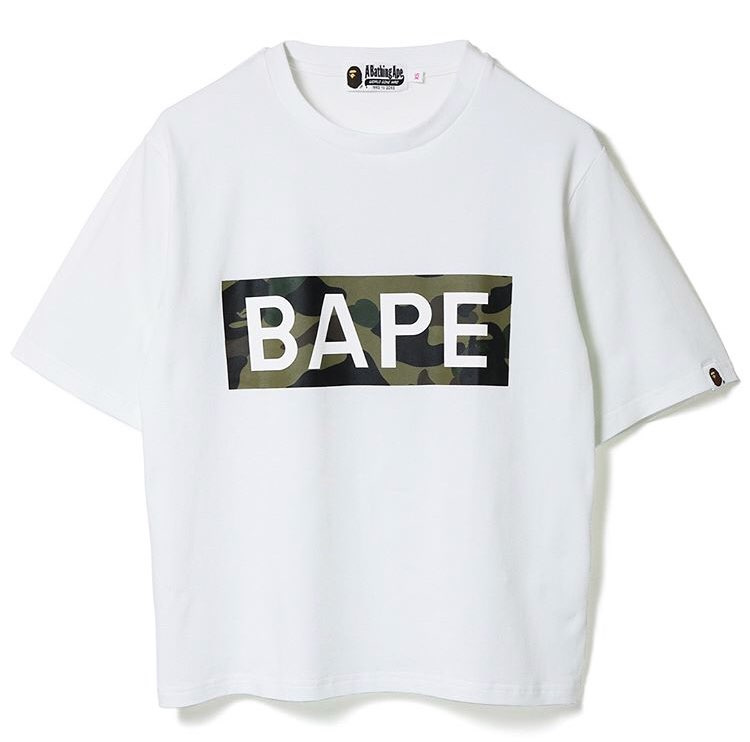 베이프(B.A.P.E) 1ST CAMO B.A.P.E WIDE TEE LADIES