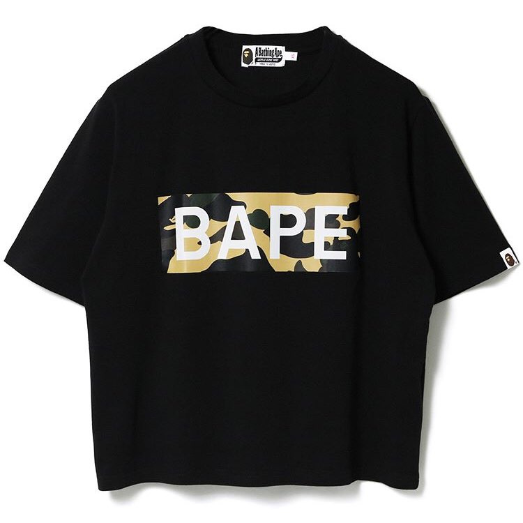 베이프(B.A.P.E) 1ST CAMO B.A.P.E WIDE TEE LADIES