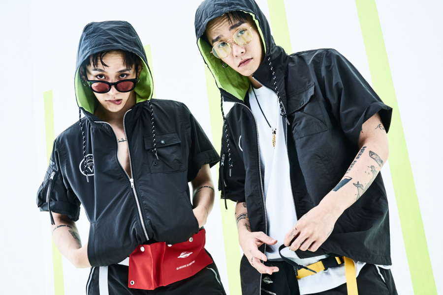 디아프바인(DIAFVINE) DV. LOT536 WAIST BELT / BAG -RED-