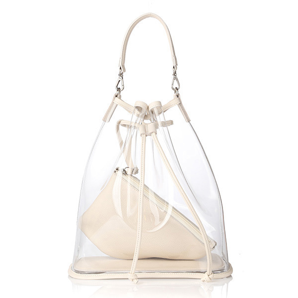 메르켄(MERKEN) SEE THROUGH BAG - Cream Ivory