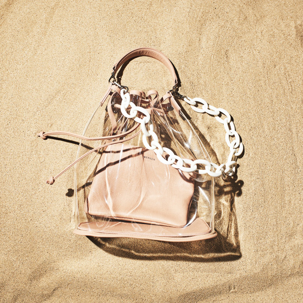 메르켄(MERKEN) SEE THROUGH BAG - Pink Beige