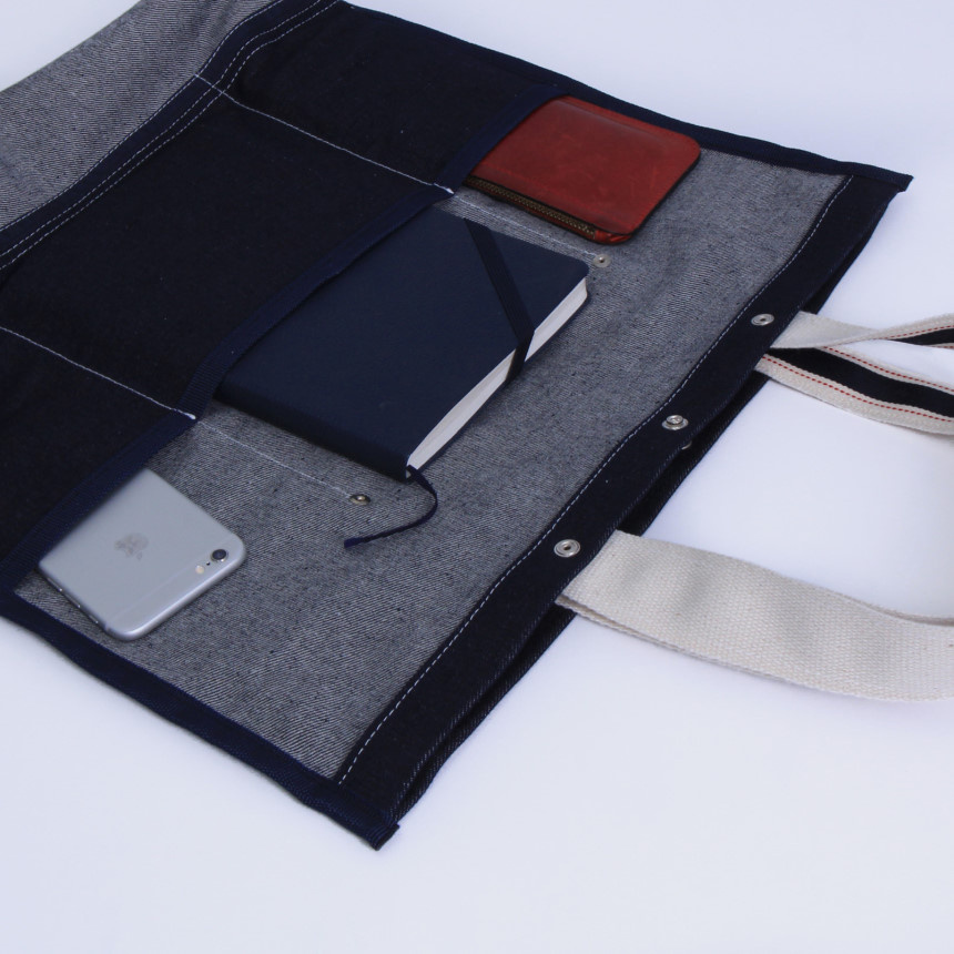 이스트인디고(EASTINDIGO) 미니트레블백 데님