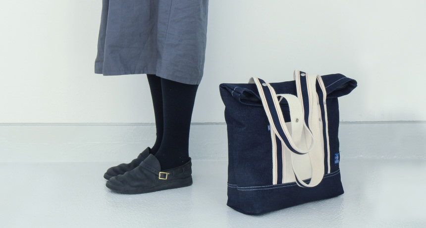 이스트인디고(EASTINDIGO) 미니트레블백 데님