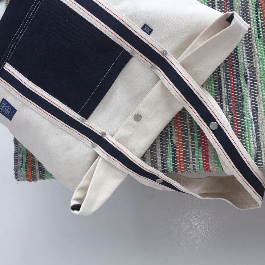 이스트인디고(EASTINDIGO) 미니트레블백 데님