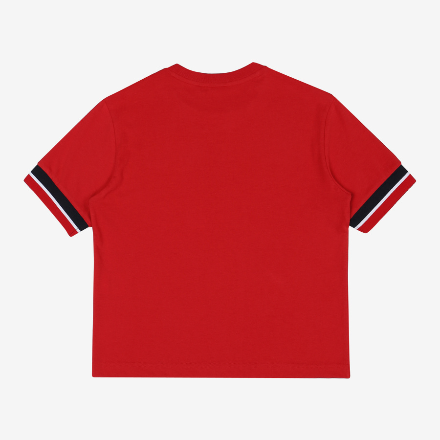 휠라(FILA) 미니 리니어 크롭 티셔츠(FS2RSA2351FDRD)