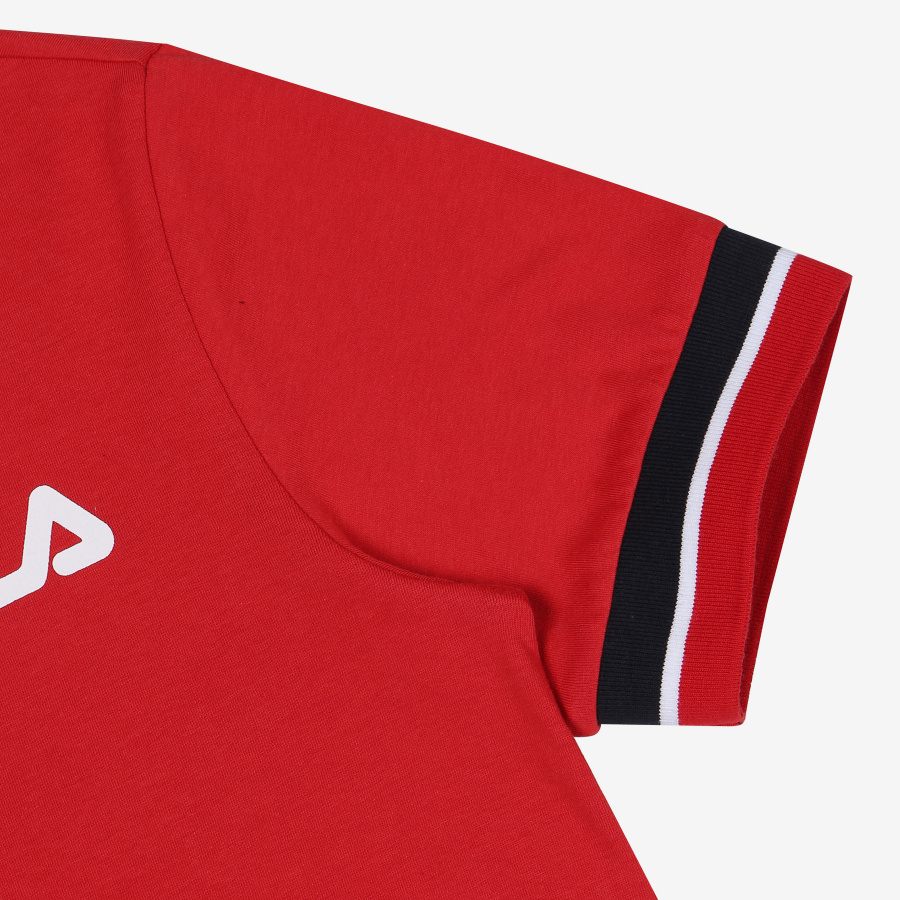 휠라(FILA) 미니 리니어 크롭 티셔츠(FS2RSA2351FDRD)