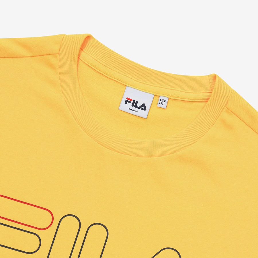 휠라(FILA) 3D 로고 반팔 라운드티(FS2RSA2101XYEW)