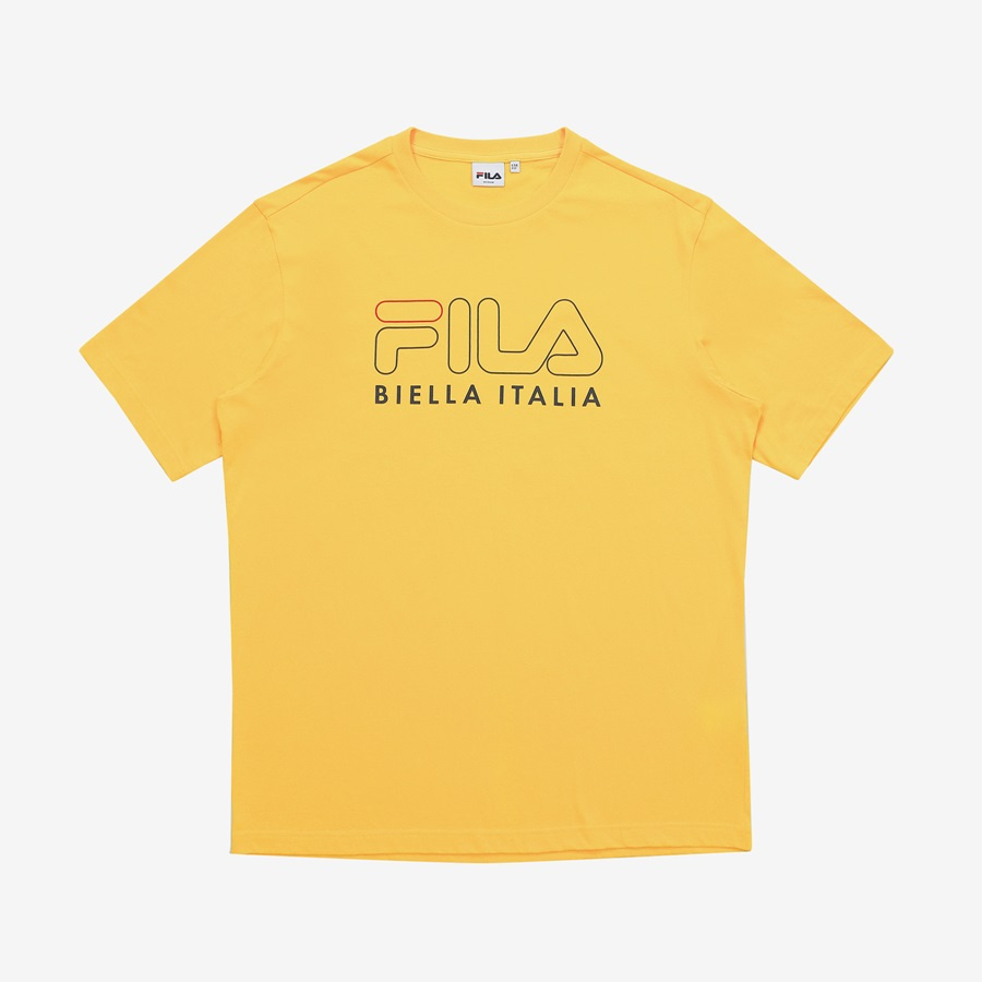 휠라(FILA) 3D 로고 반팔 라운드티(FS2RSA2101XYEW)