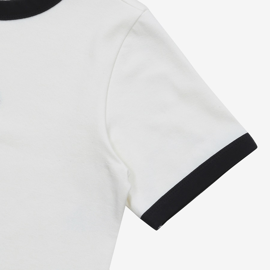 휠라(FILA) 슬림핏 크롭 티셔츠(FS2RSA2156FOWH)