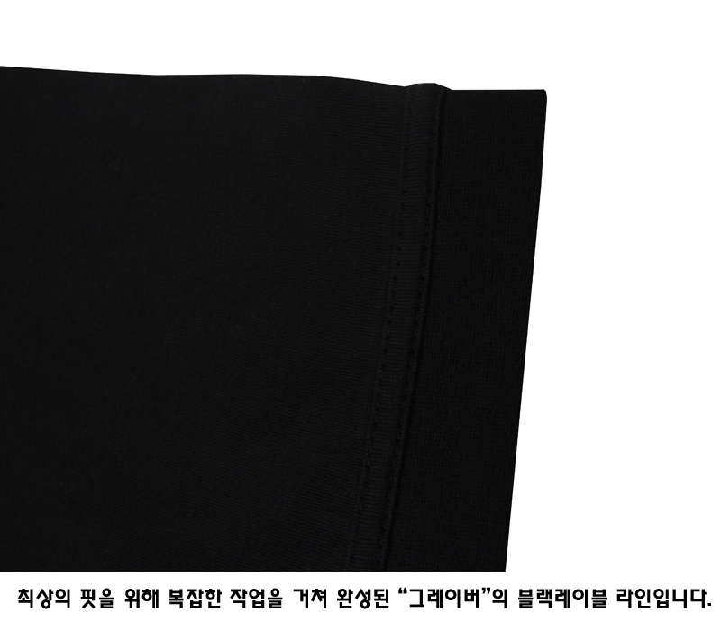 그레이버(GRAVER) [남녀공용]블랙라벨 반다나 티셔츠_블랙