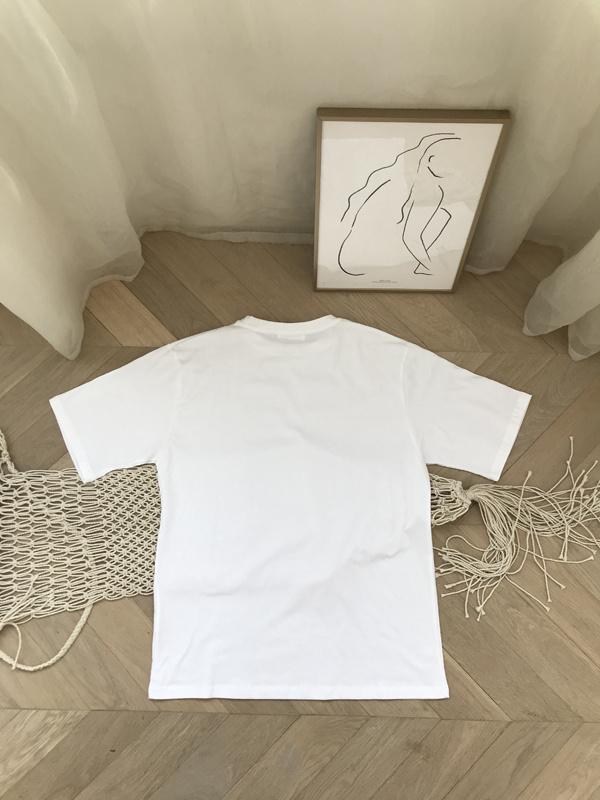 아타르(ATAR) 론드헤 오버핏 반팔 티셔츠 화이트