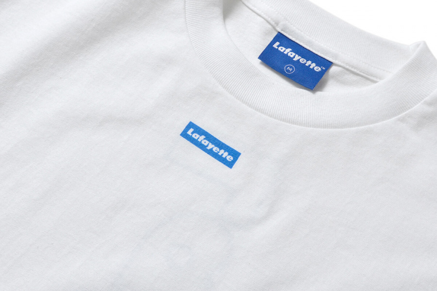 라파예트(LAFAYETTE) OUTLINE HUGE LOGO TEE WHITE