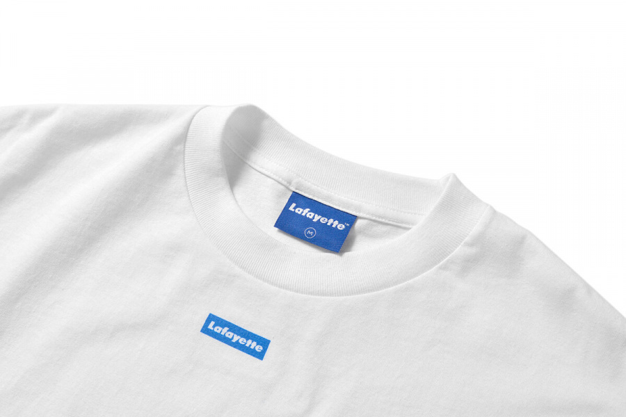 라파예트(LAFAYETTE) OUTLINE HUGE LOGO TEE WHITE