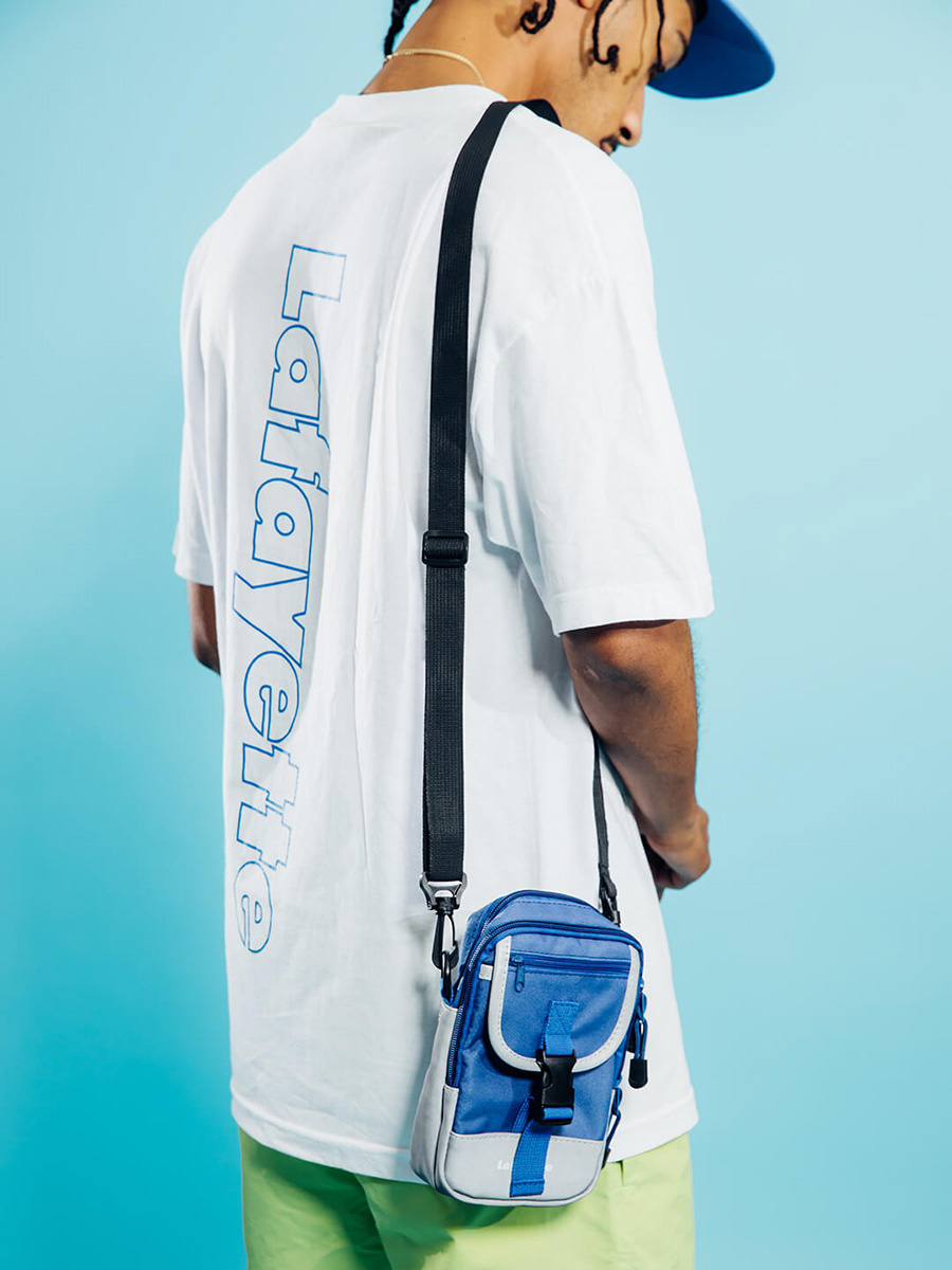 라파예트(LAFAYETTE) OUTLINE HUGE LOGO TEE WHITE