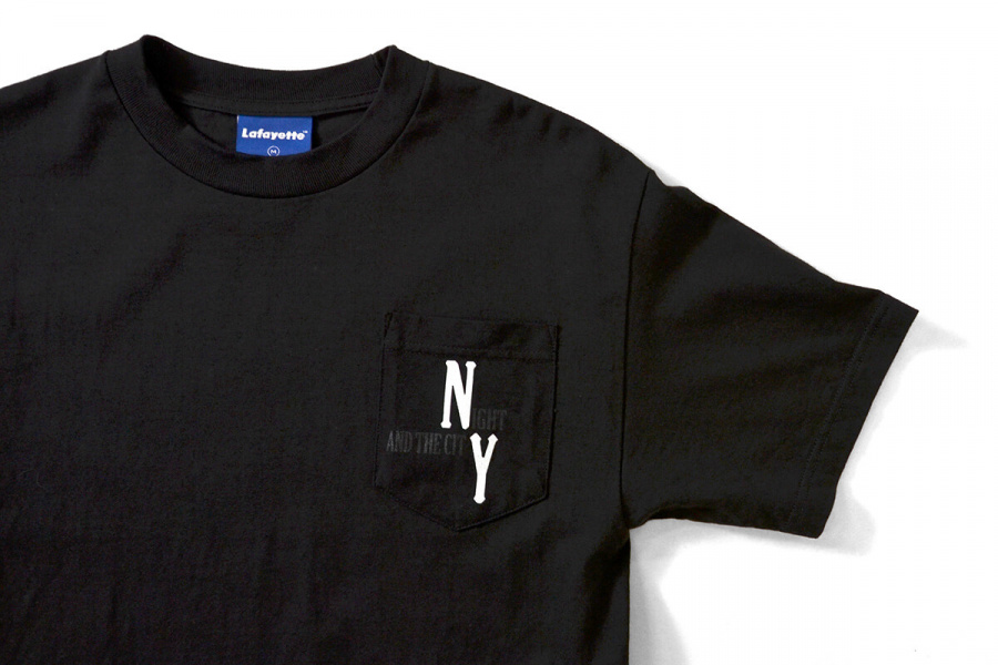 라파예트(LAFAYETTE) Lafayette × SDJ NYC - CITY LIGHTS TEE BLACK