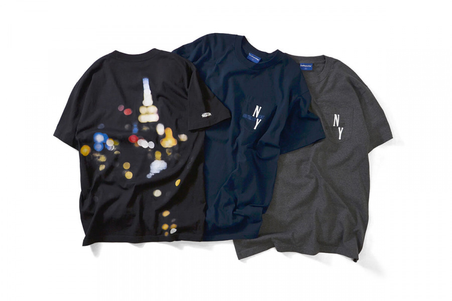 라파예트(LAFAYETTE) Lafayette × SDJ NYC - CITY LIGHTS TEE BLACK