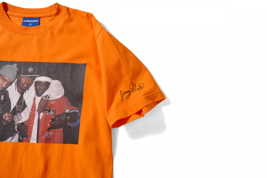 라파예트(LAFAYETTE) Lafayette × JOHNNY NUNEZ - MOBB DEEP & NAS TEE ORANGE