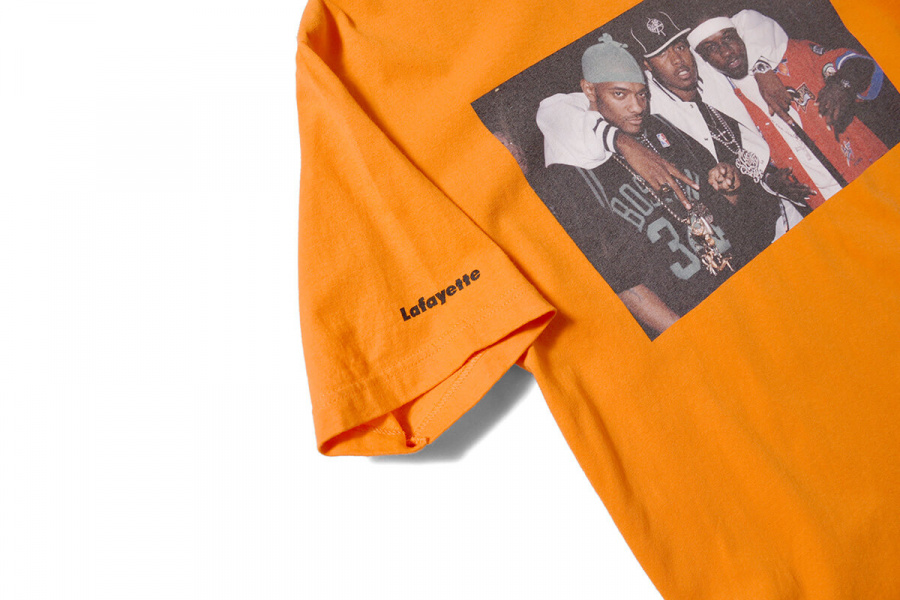 라파예트(LAFAYETTE) Lafayette × JOHNNY NUNEZ - MOBB DEEP & NAS TEE ORANGE