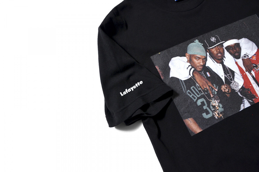 라파예트(LAFAYETTE) Lafayette × JOHNNY NUNEZ - MOBB DEEP & NAS TEE BLACK