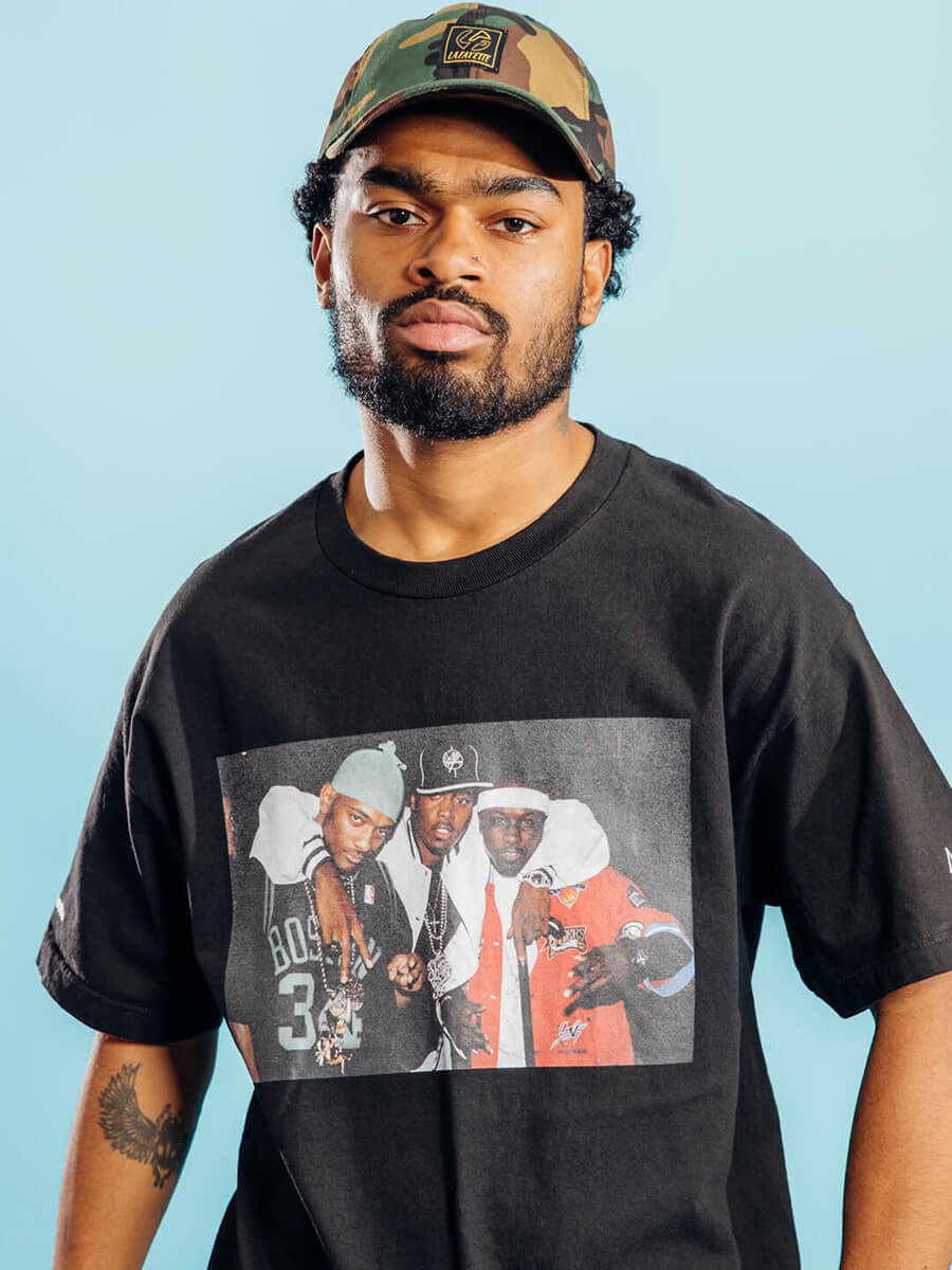 라파예트(LAFAYETTE) Lafayette × JOHNNY NUNEZ - MOBB DEEP & NAS TEE BLACK
