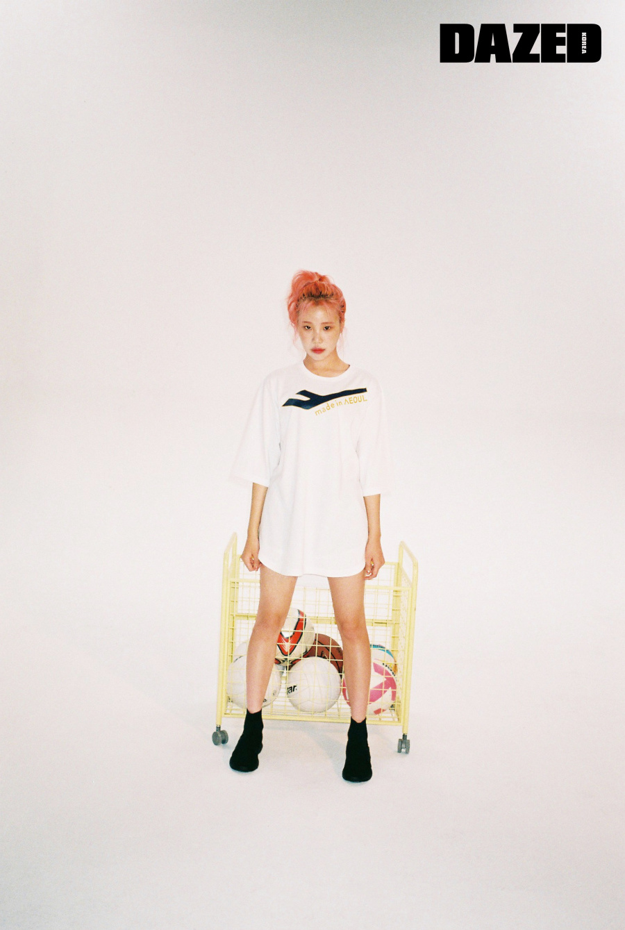 프로스펙스(PROSPECS) 노앙 콜라보 오버핏 오리지널 라운드 TT(W)MT-X561