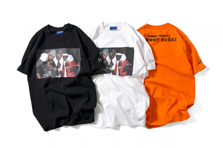 라파예트(LAFAYETTE) Lafayette × JOHNNY NUNEZ - MOBB DEEP & NAS TEE WHITE