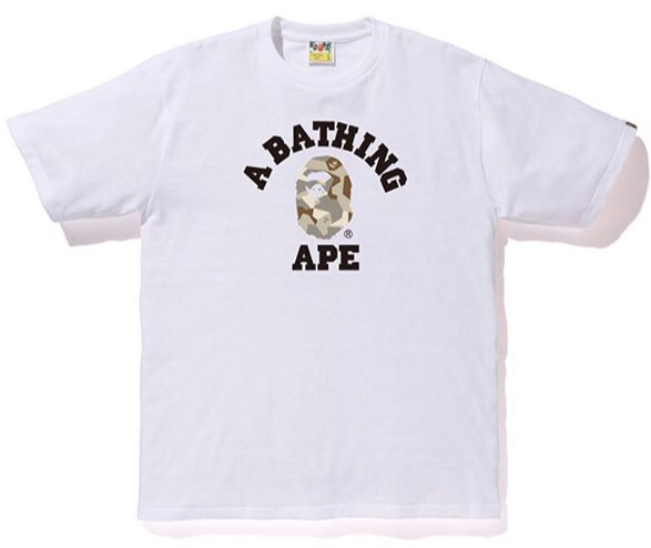 베이프(B.A.P.E) SPLINTER CAMO COLLEGE TEE