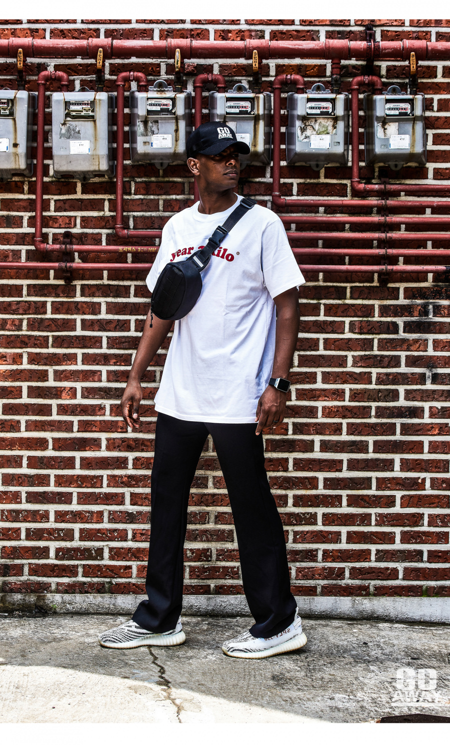 고어웨이(GO AWAY) 베리어스 웨이스트 백 (블랙)