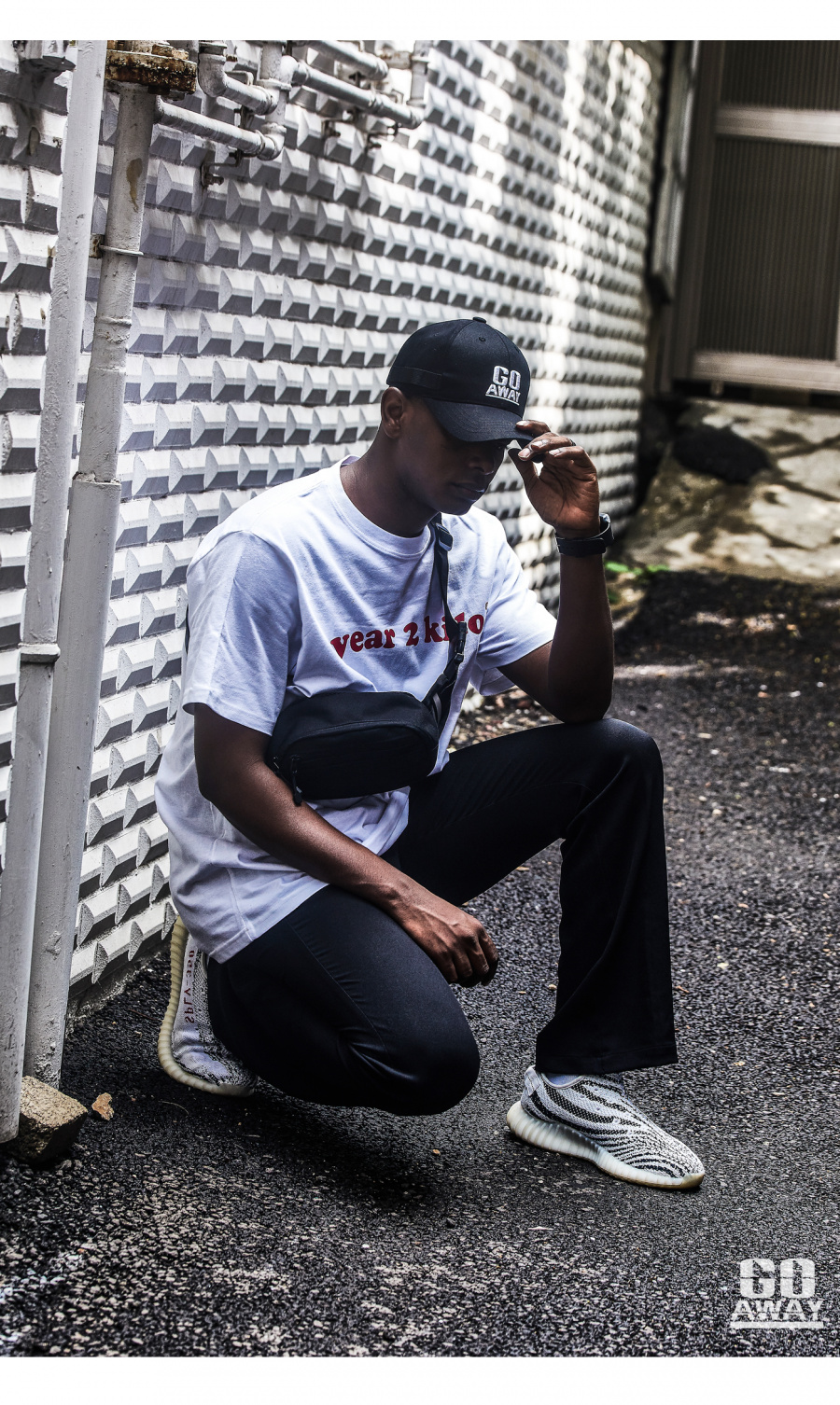 고어웨이(GO AWAY) 베리어스 웨이스트 백 (블랙)