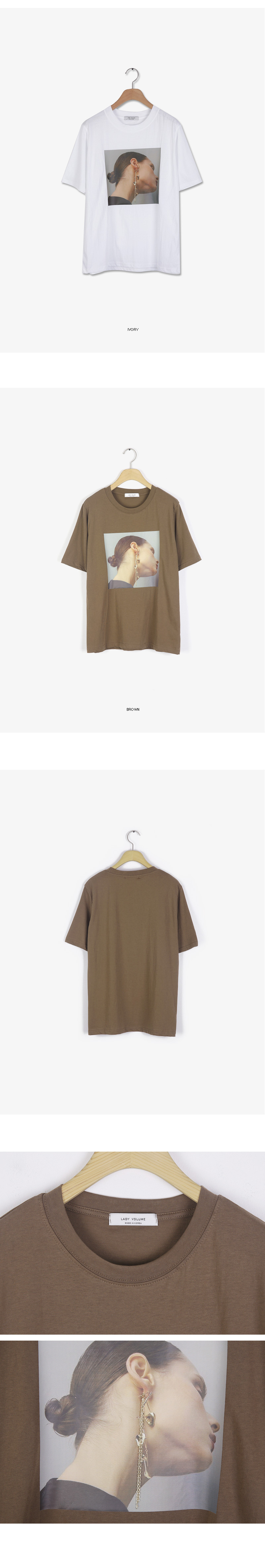 레이디 볼륨(LADY VOLUME) 이어링 티셔츠