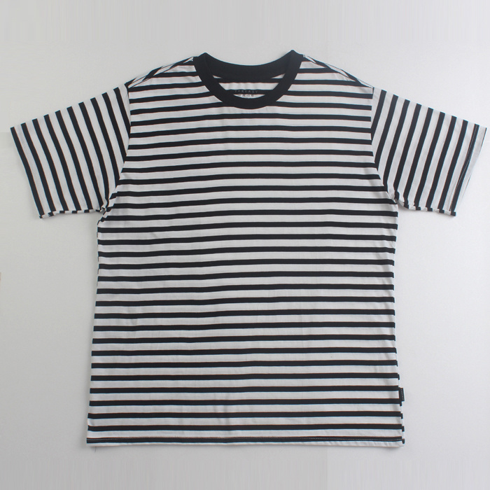 테이크이지(TAKEASY) LAYERED OVERFIT TEE (STRIPE)
