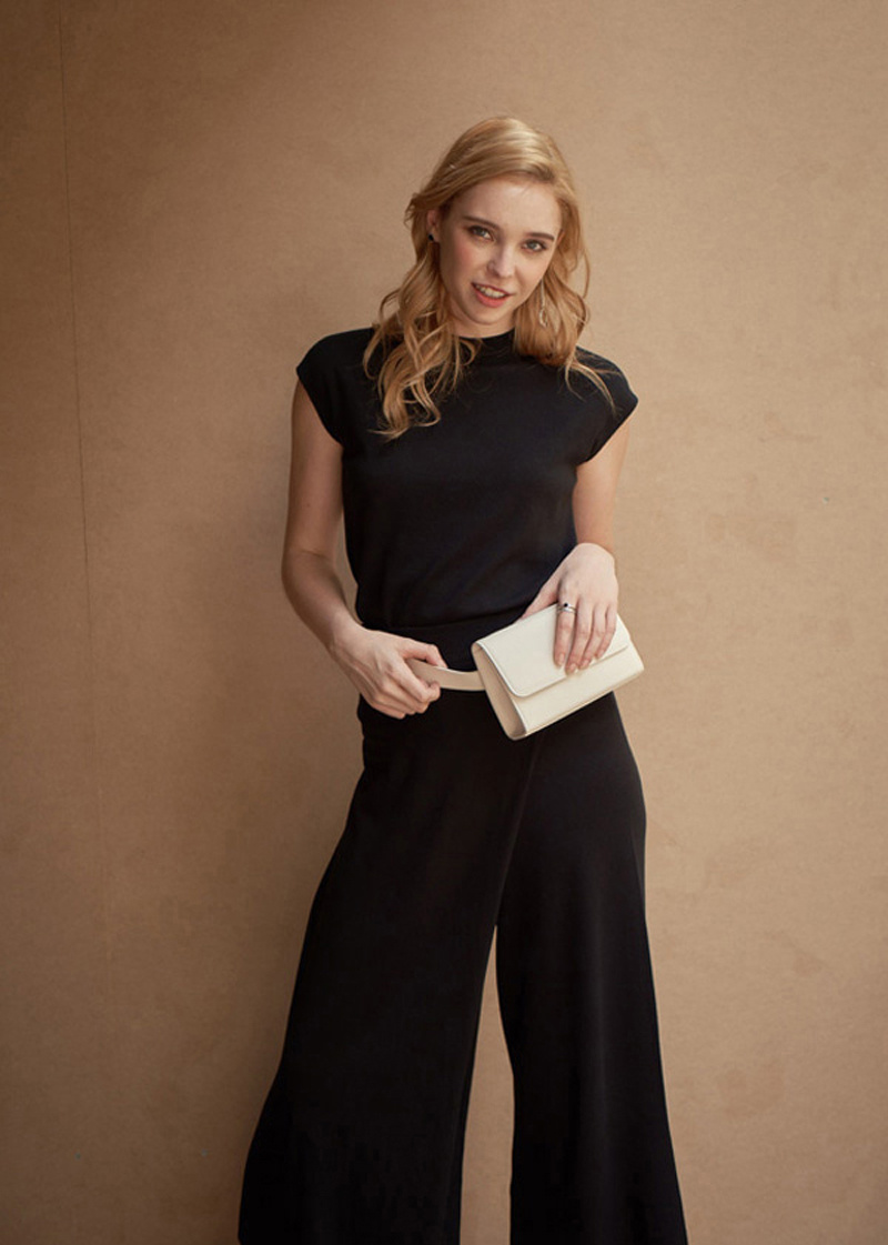 메르켄(MERKEN) Belt Bag - Ivory