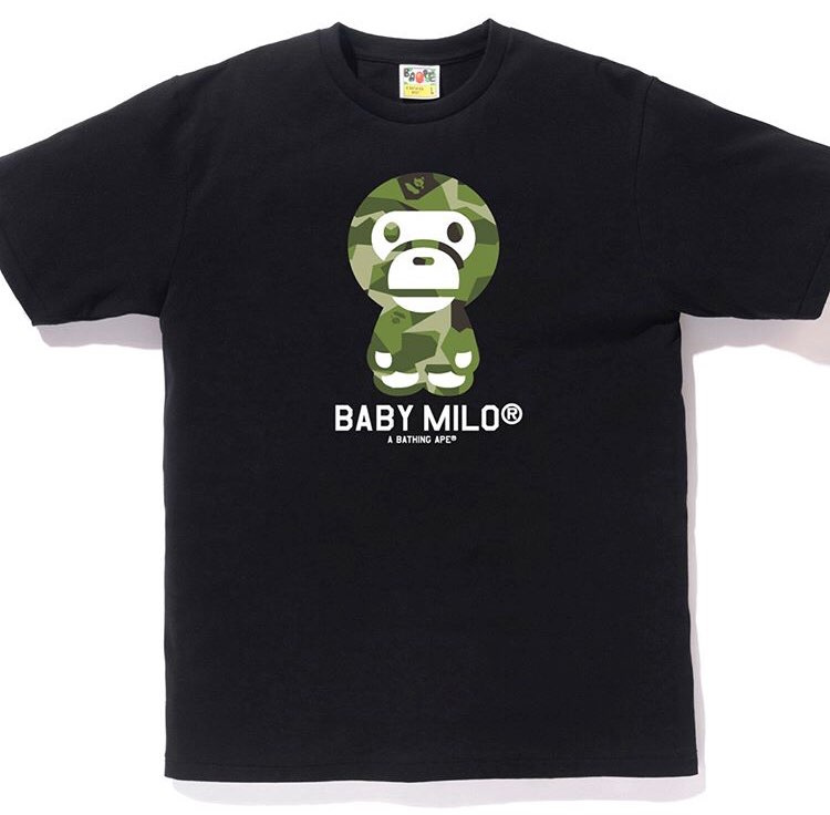 베이프(B.A.P.E) SPLINTER CAMO BABY MILO TEE