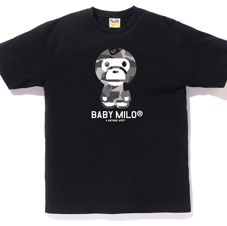 베이프(B.A.P.E) SPLINTER CAMO BABY MILO TEE