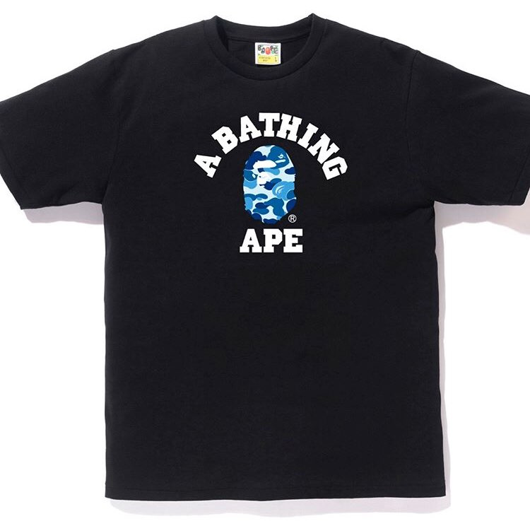 베이프(B.A.P.E) ABC COLLEGE TEE