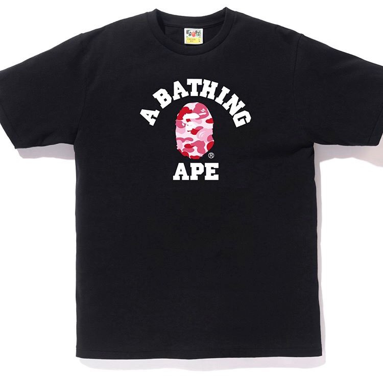 베이프(B.A.P.E) ABC COLLEGE TEE