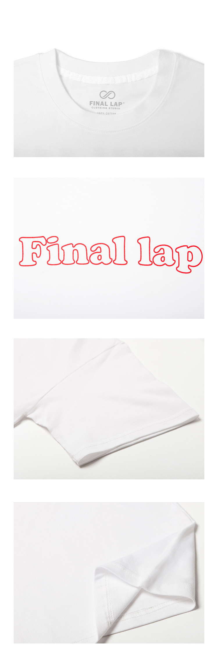 파이널 랩(FINALLAP) 스트로크 랩 티셔츠