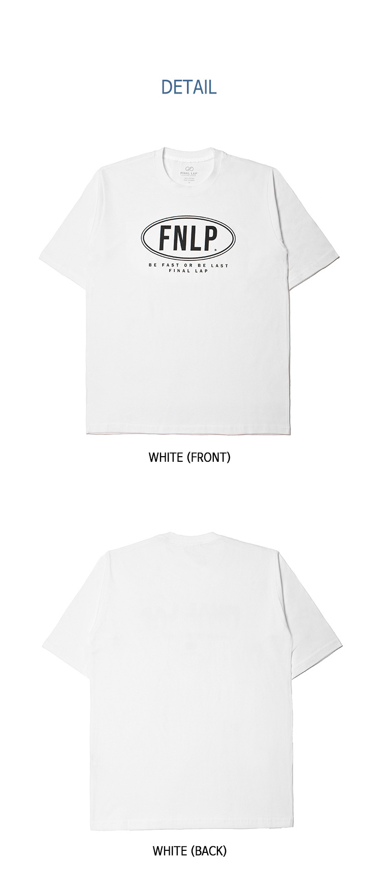 파이널 랩(FINALLAP) FNLP 인 서클 티셔츠