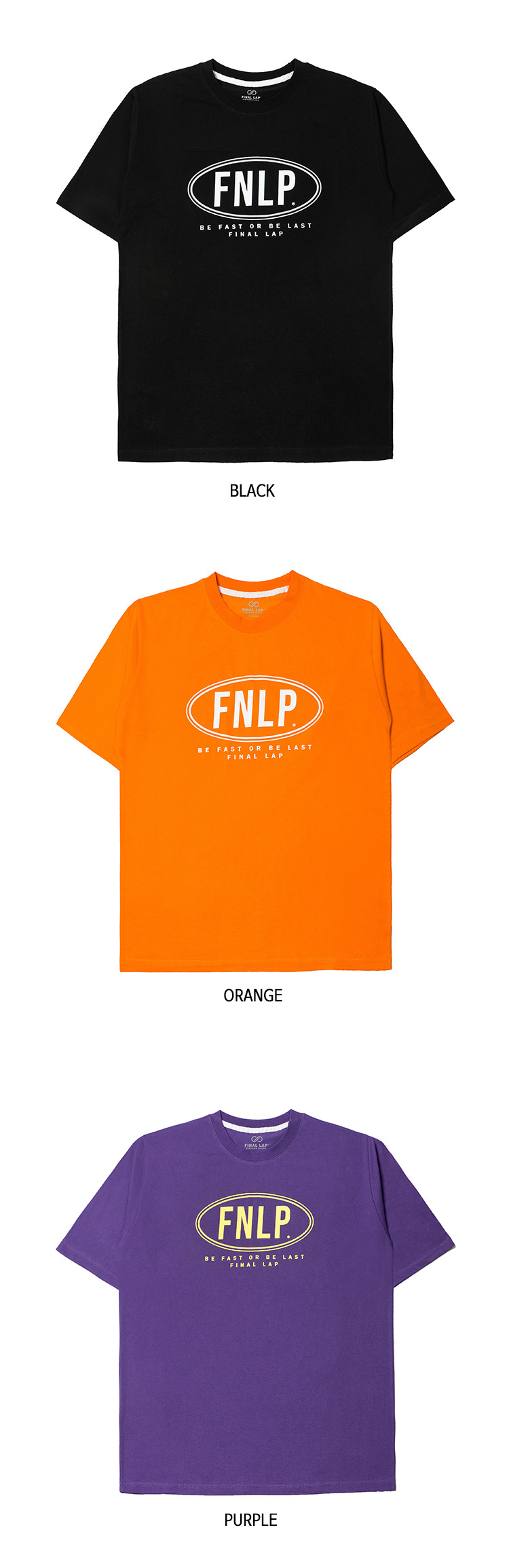 파이널 랩(FINALLAP) FNLP 인 서클 티셔츠