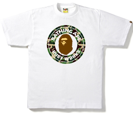 베이프(B.A.P.E) ABC BUSY WORKS TEE