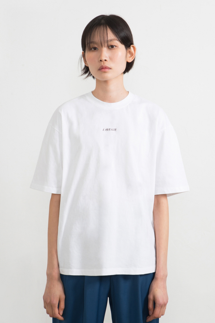 누(NOUS) L’Avenir T-Shirt (White)