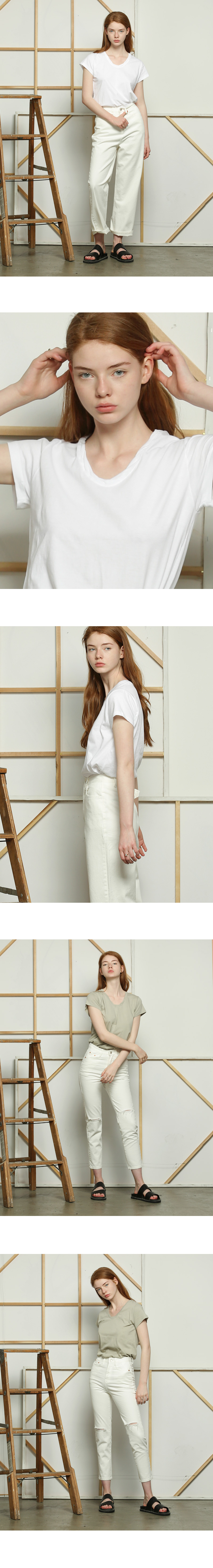 레이디 볼륨(LADY VOLUME) 트위스트 티셔츠