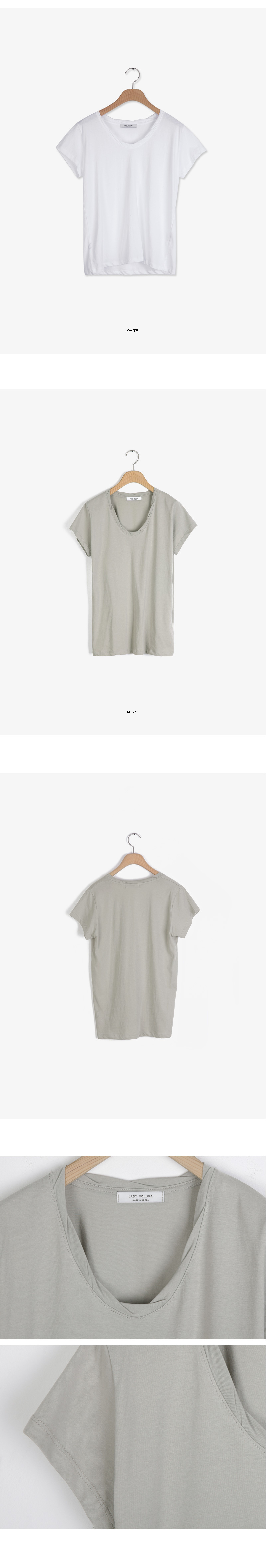 레이디 볼륨(LADY VOLUME) 트위스트 티셔츠