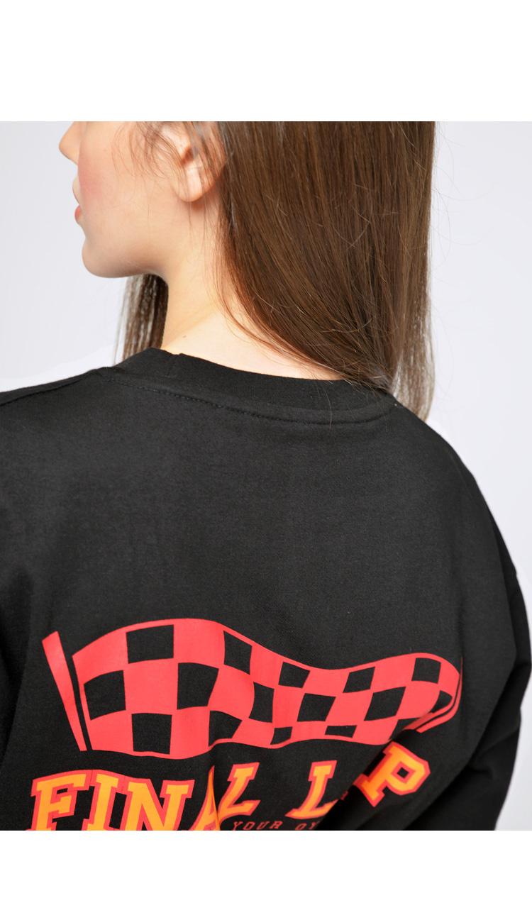 파이널 랩(FINALLAP) 체커 플래그 티셔츠