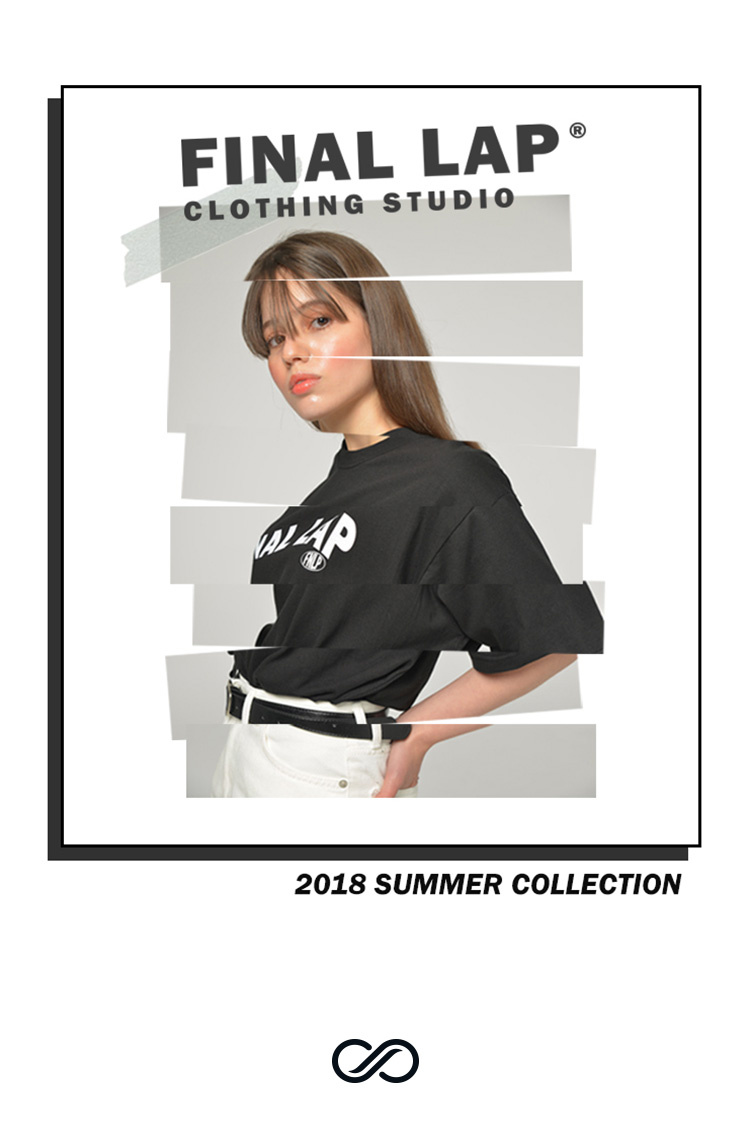 파이널 랩(FINALLAP) 체커 플래그 티셔츠