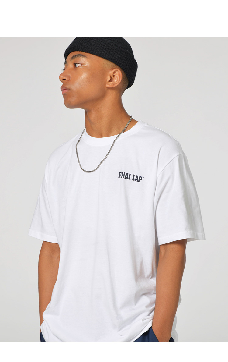 파이널 랩(FINALLAP) 체커 플래그 티셔츠