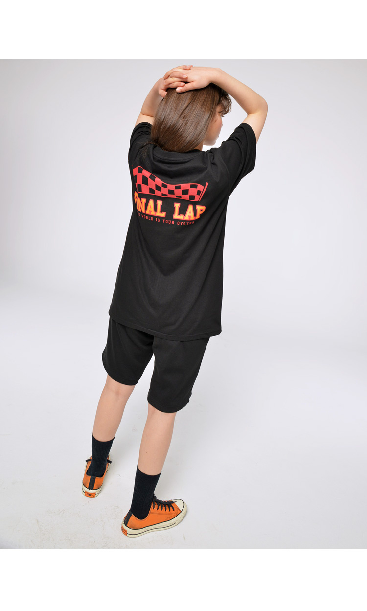 파이널 랩(FINALLAP) 체커 플래그 티셔츠