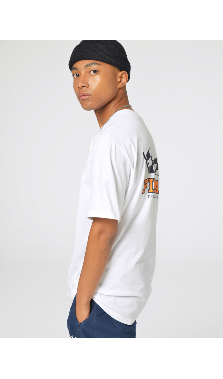 파이널 랩(FINALLAP) 체커 플래그 티셔츠