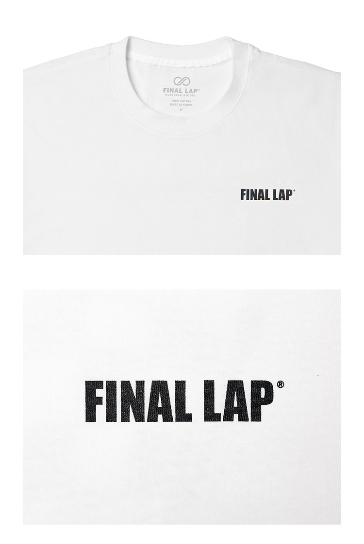 파이널 랩(FINALLAP) 체커 플래그 티셔츠