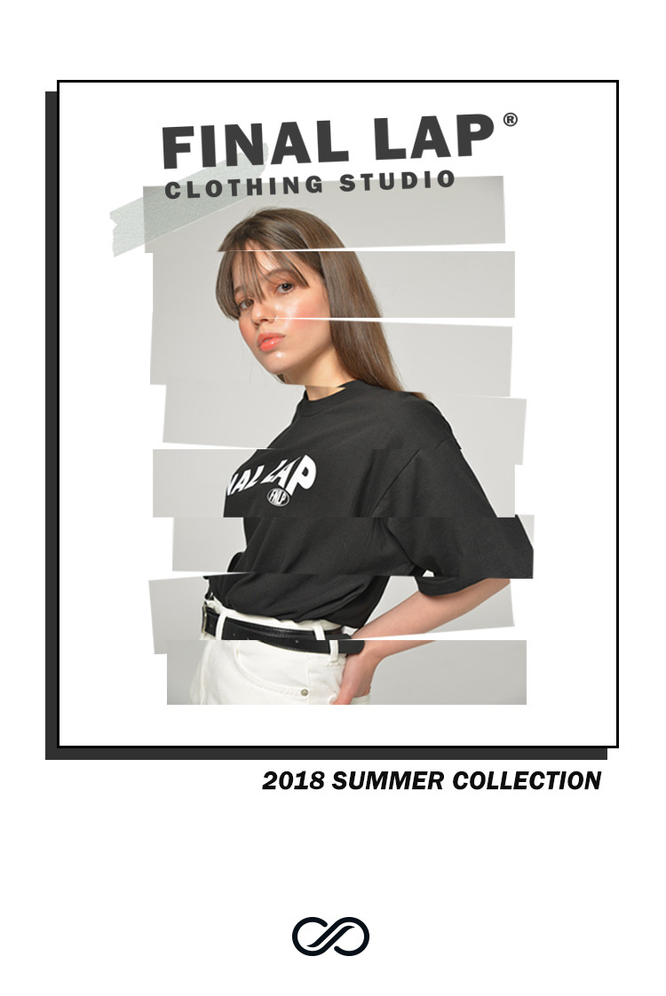 파이널 랩(FINALLAP) 스퀘어 박스 레터링 티셔츠